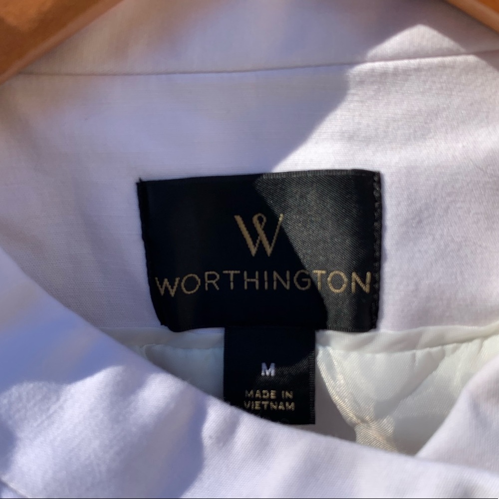 Minimalist White/Black Colorblock Jacket - Picture 5 of 6